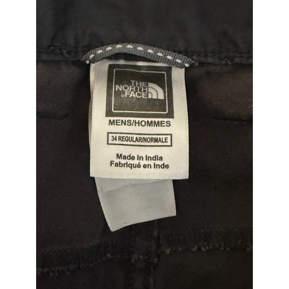 The North Face Mens ABLS Chino Pants Gray Straight Leg Trousers Size 34 Regular